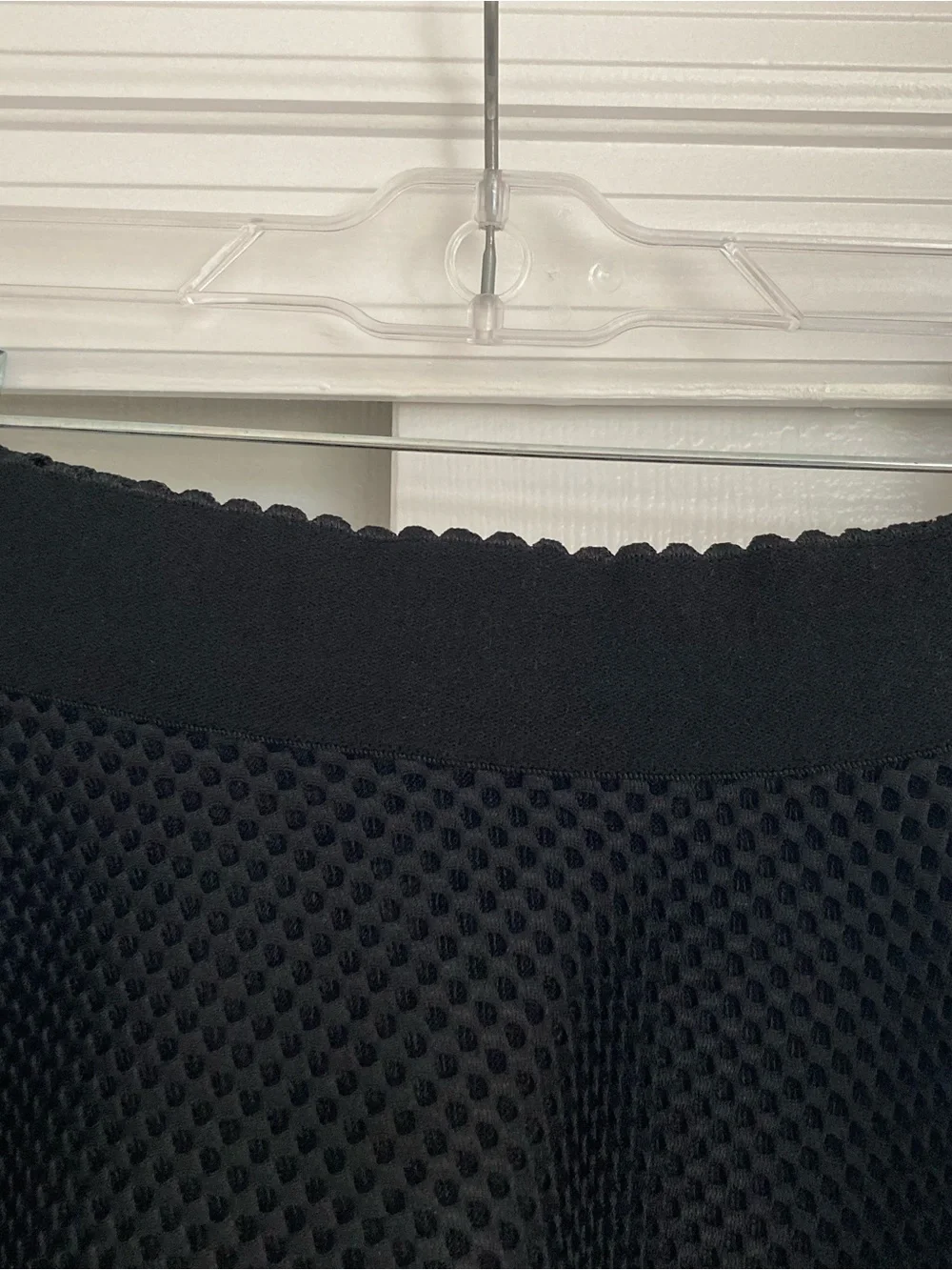 ASOS Black Textured Midi A-Line Skirt